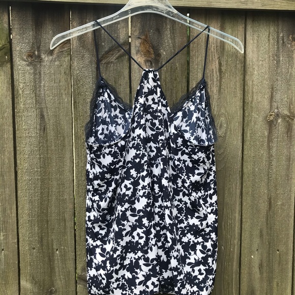 Women’s NY&Co Floral and Lace Cami Tank - Picture 5 of 13